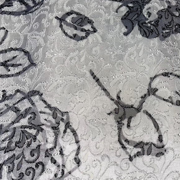 Floral print white midi tight dress - Picture 3 of 5